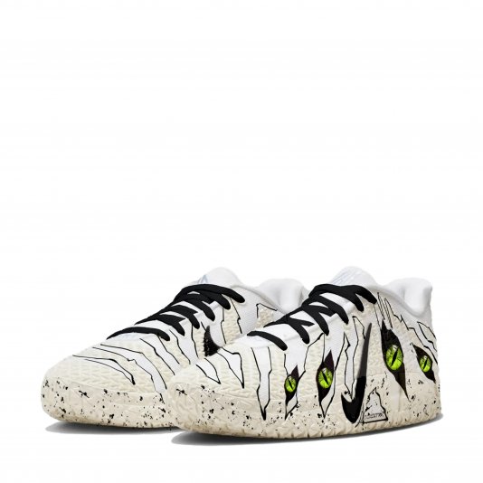 [ CUSTOM ] Ja 3 Morant III Greedy Eye White/Black/Coconut Milk